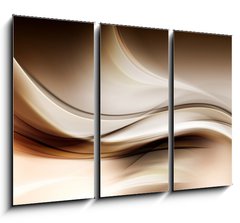 Obraz   Gold Abstract Wave Art Composition Background, 105 x 70 cm