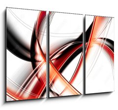 Obraz 3D tdln - 105 x 70 cm F_BB88798789 - abstract waves background