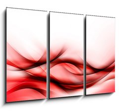 Obraz 3D tdln - 105 x 70 cm F_BB90110772 - Red Abstract