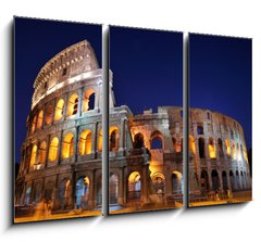 Obraz 3D třídílný - 105 x 70 cm F_BB9127566 - Colosseum