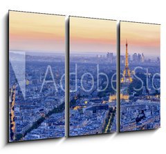 Obraz 3D tdln - 105 x 70 cm F_BB91441069 - The Eiffel tower is the most visited monument of France. - Eiffelova v je nejnavtvovanj pamtkou Francie.