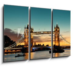 Obraz 3D tdln - 105 x 70 cm F_BB95907877 - Tower Bridge London