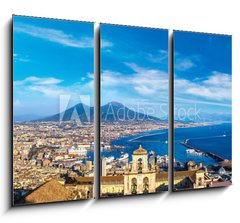 Obraz   Napoli and mount Vesuvius in Italy, 105 x 70 cm