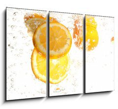 Obraz 3D tdln - 105 x 70 cm F_BB9806238 - spalsh lemon