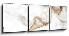 Obraz 3D třídílný - 150 x 50 cm F_BM109570155 - Abstract colored smoke from aromatic sticks. - Abstraktní barevný kouř z aromatických tyčinek.