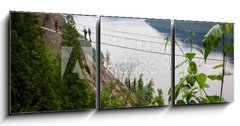 Obraz 3D třídílný - 150 x 50 cm F_BM120732312 - Via ferrata