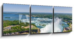 Obraz 3D tdln - 150 x 50 cm F_BM121465615 - Aerial view of Niagara horseshoe falls. Ontario Canada