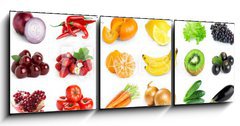 Obraz 3D tdln - 150 x 50 cm F_BM129487630 - Fruits and vegetables