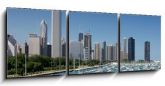 Obraz 3D tdln - 150 x 50 cm F_BM14134092 - Waterfront,CHICAGO_USA