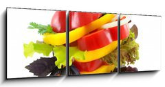 Obraz 3D tdln - 150 x 50 cm F_BM15196613 - Vegetables sandwich.