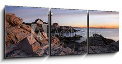 Obraz 3D třídílný - 150 x 50 cm F_BM16967921 - The Portland Head Light - Světlo Portland Head Light