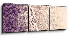 Obraz 3D tdln - 150 x 50 cm F_BM176290774 - hearts background illustration