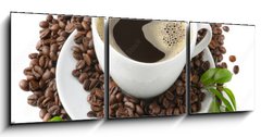 Obraz 3D tdln - 150 x 50 cm F_BM17757342 - Coffee
