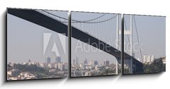 Obraz 3D tdln - 150 x 50 cm F_BM19286238 - Erste Bosporusbr cke in Istanbul - T rkei - Erste Bosporusbr cke v Istanbulu