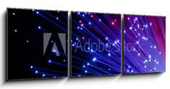 Obraz 3D tdln - 150 x 50 cm F_BM19500581 - multi colored optic fibers
