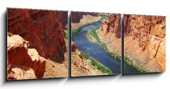 Obraz 3D tdln - 150 x 50 cm F_BM22502717 - Classic nature of America -  Colorado river close to Glen canyon