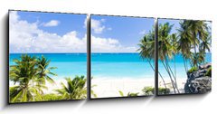 Obraz 3D třídílný - 150 x 50 cm F_BM22672718 - Bottom Bay, Barbados, Caribbean - Dolní zátoka, Barbados, Karibik