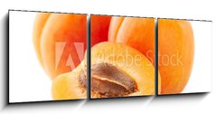 Obraz 3D tdln - 150 x 50 cm F_BM228967502 - Fresh apricot fruit in closeup