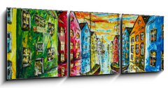 Obraz 3D tdln - 150 x 50 cm F_BM229305954 - Original art oil and palette knife on canvas