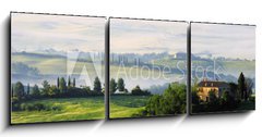 Obraz 3D tdln - 150 x 50 cm F_BM23337354 - Toskana Huegel  - Tuscany hills 07