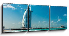 Obraz 3D tdln - 150 x 50 cm F_BM243967572 - Burj Al Arab Hotel in Dubai, United Arab Emirates