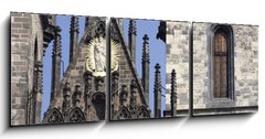 Obraz 3D tdln - 150 x 50 cm F_BM24807946 - teynkirche in prag