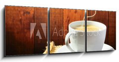 Obraz 3D tdln - 150 x 50 cm F_BM26439981 - Hot coffee