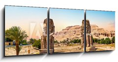 Obraz 3D tdln - 150 x 50 cm F_BM267398714 - The Colossi of Memnon