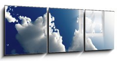 Obraz 3D tdln - 150 x 50 cm F_BM29657385 - Window in sky