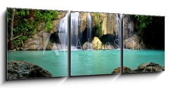 Obraz 3D tdln - 150 x 50 cm F_BM32455007 - Waterfall in Kanchanaburi Province,Thailand