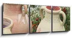 Obraz 3D tdln - 150 x 50 cm F_BM32656633 - Kakteengarten mit Tonkr gen