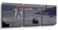 Obraz 3D tdln - 150 x 50 cm F_BM33038207 - Bosphorus bridge, Istanbul-Turkey - Most Bosporu, Istanbul