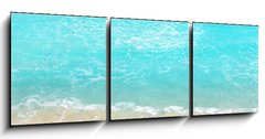 Obraz 3D tdln - 150 x 50 cm F_BM33483218 - Caribbean turquoise beach perfect sea sunny day