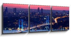 Obraz   Istanbul Bosporus Bridge on sunset, 150 x 50 cm