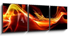 Obraz   Flame abstract, 150 x 50 cm