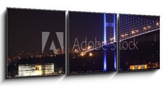 Obraz 3D tdln - 150 x 50 cm F_BM35603180 - The Bosporus Bridge with Beylerbeyi Palace, Istanbul.