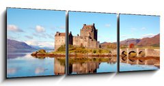 Obraz 3D tdln - 150 x 50 cm F_BM35636521 - Eilean Donan Castle, Highlands, Scotland