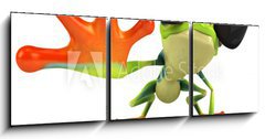 Obraz 3D tdln - 150 x 50 cm F_BM35896989 - Grenouille