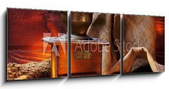Obraz 3D tdln - 150 x 50 cm F_BM37176509 - Kaffeem hle Antik
