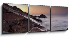 Obraz 3D tdln - 150 x 50 cm F_BM38104891 - the coast at sunrise