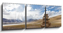 Obraz 3D tdln - 150 x 50 cm F_BM38309172 - Tibetan cairn