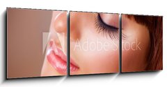 Obraz 3D tdln - 150 x 50 cm F_BM38909815 - Fashion Makeup. Perfect Skin