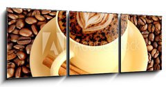 Obraz 3D tdln - 150 x 50 cm F_BM39311137 - Cafe Latte
