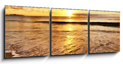 Obraz   beautiful sunset on the beach, 150 x 50 cm