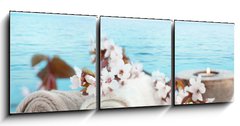 Obraz 3D tdln - 150 x 50 cm F_BM40232048 - Natural spa setting