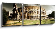Obraz 3D tdln - 150 x 50 cm F_BM40908823 - Colosseum in Rome, Italy