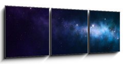 Obraz   blue and purple nebula, 150 x 50 cm