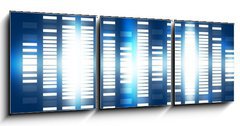 Obraz 3D tdln - 150 x 50 cm F_BM41593597 - Sound waves set. Music background