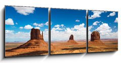 Obraz 3D tdln - 150 x 50 cm F_BM41665873 - Monument Valley