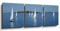 Obraz   Sailing race on Adriatic sea, 150 x 50 cm